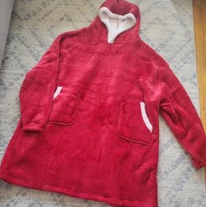 Wearable oversized blanket hoodie